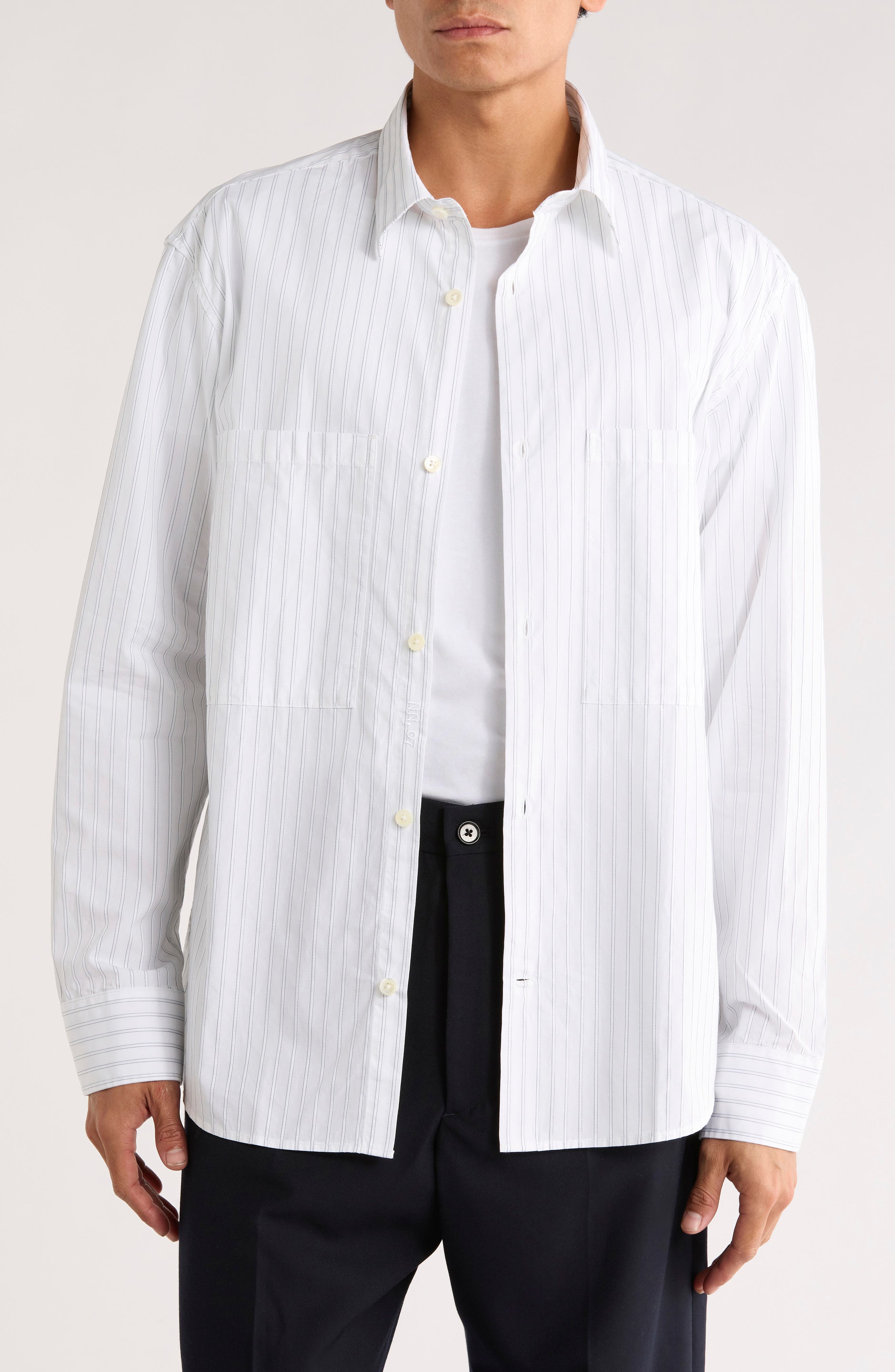 NN07 Freddy Organic Cotton Button-Up Shirt