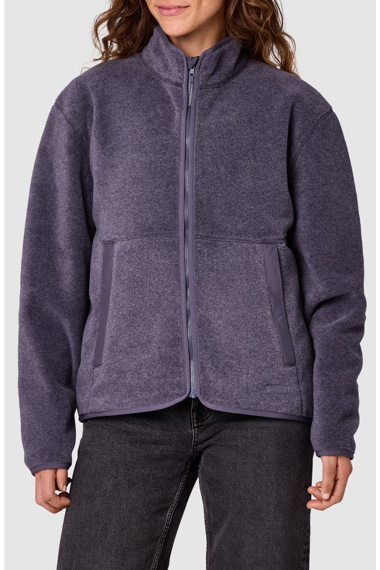 Deming Fleece Jacket, Main, color, SMOKY QUARTZ