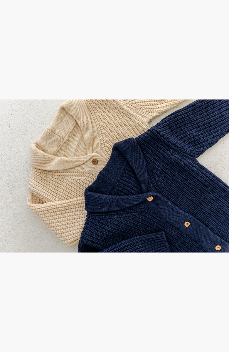 Little Paper Kids Smith Cardigan, Alternate, color, Navy