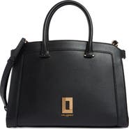 KARL LAGERFELD PARIS Simone Leather Satchel