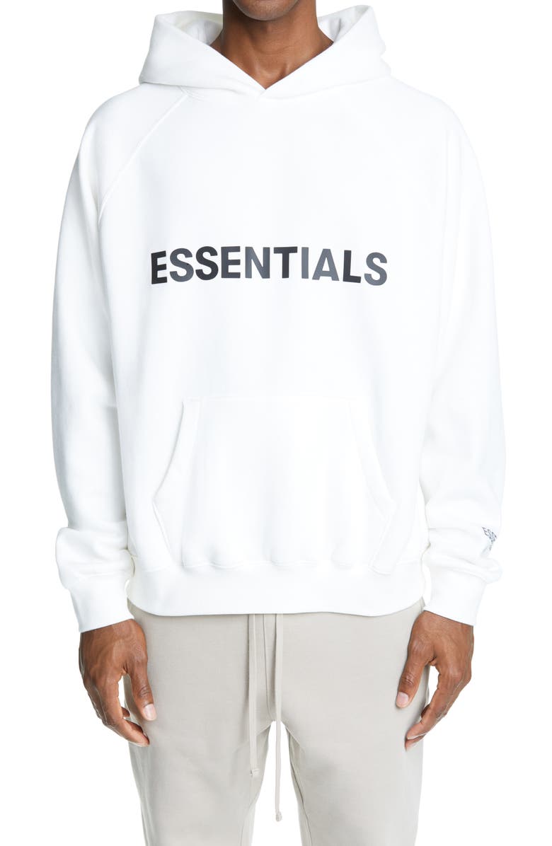 Fear of God Essentials Logo Graphic Hoodie, Main, color,