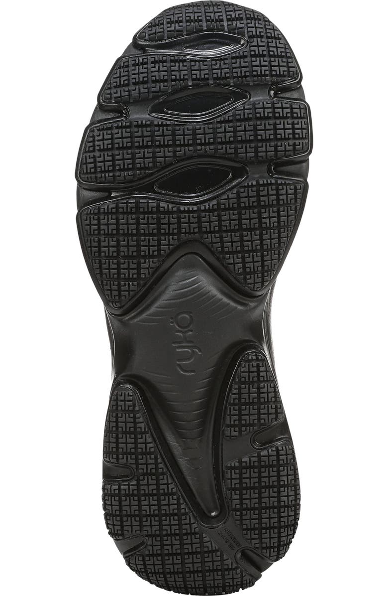 Rykä Devotion SR Walking Shoe, Alternate, color, Black Leather