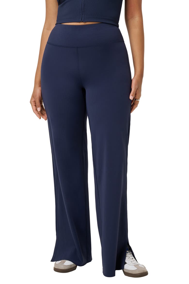 Moveknit Bonded Pants, Alternate, color, NAVY BLAZER