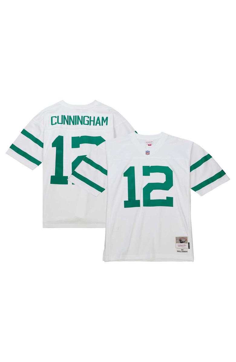 Mitchell & Ness Men's Mitchell & Ness Randall Cunningham White Philadelphia Eagles Legacy Replica Jersey, Main, color, White