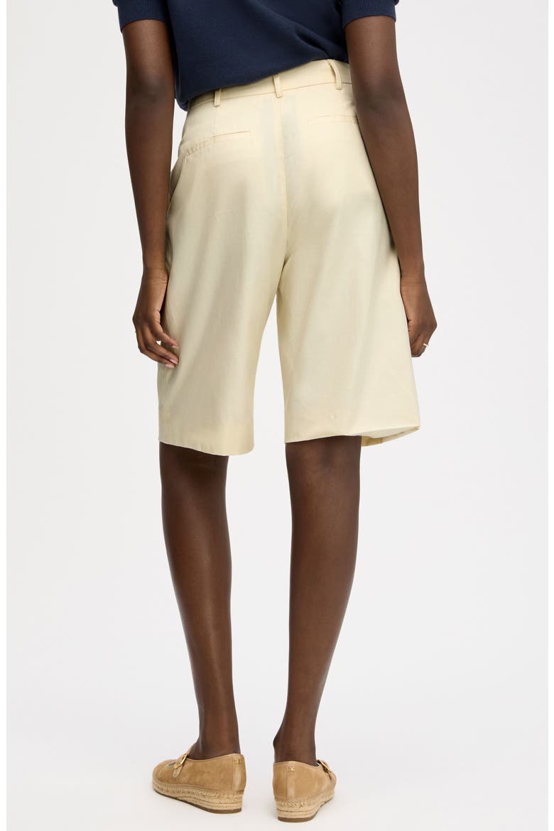 Cotton Blend Cullottes, Alternate, color, ALMOND