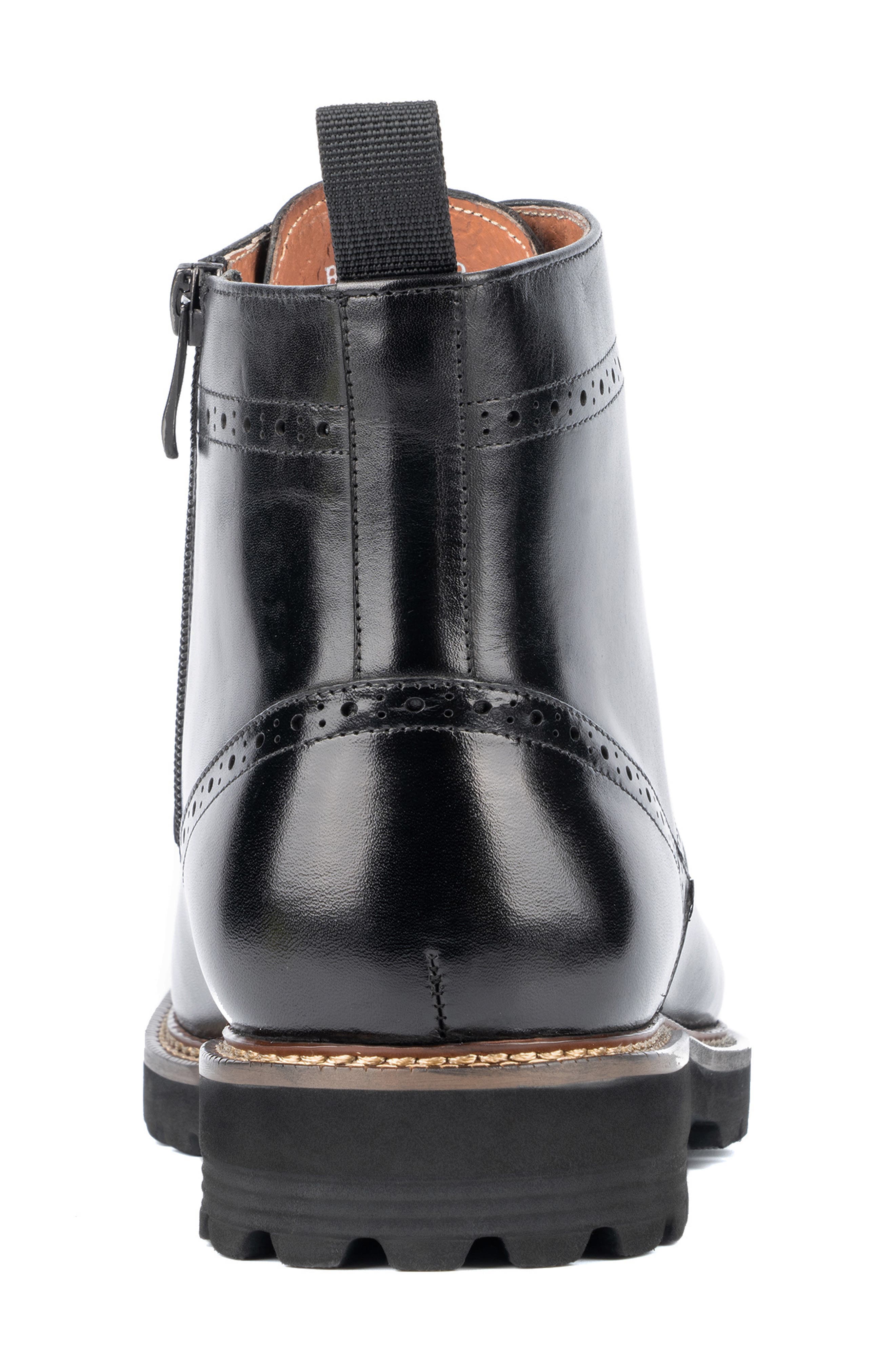 VINTAGE FOUNDRY Brogue Lug Sole Boot, Alternate, color, 