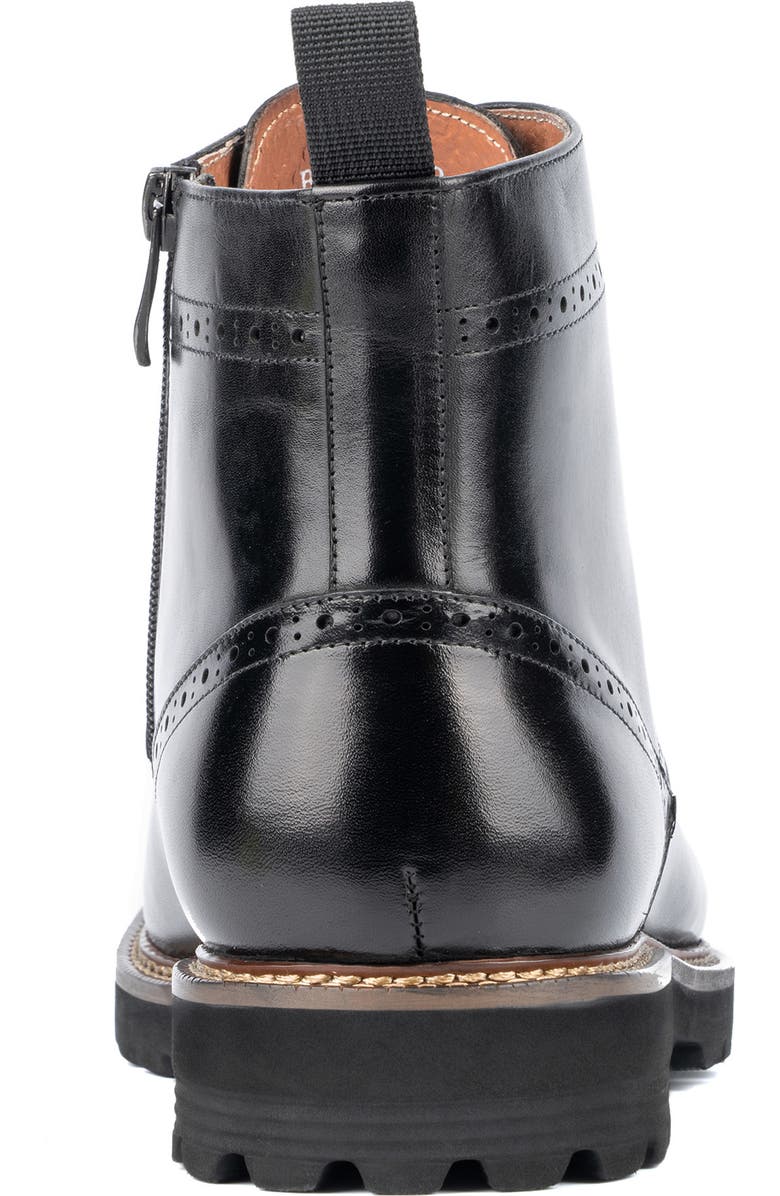 VINTAGE FOUNDRY Brogue Lug Sole Boot, Alternate, color,