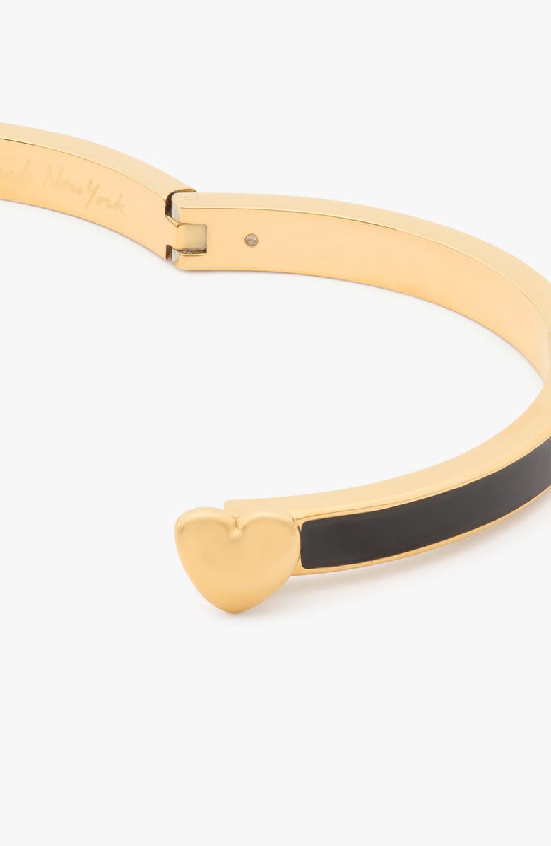 Kate Spade New York enamel hinged bangle, Alternate, color, 