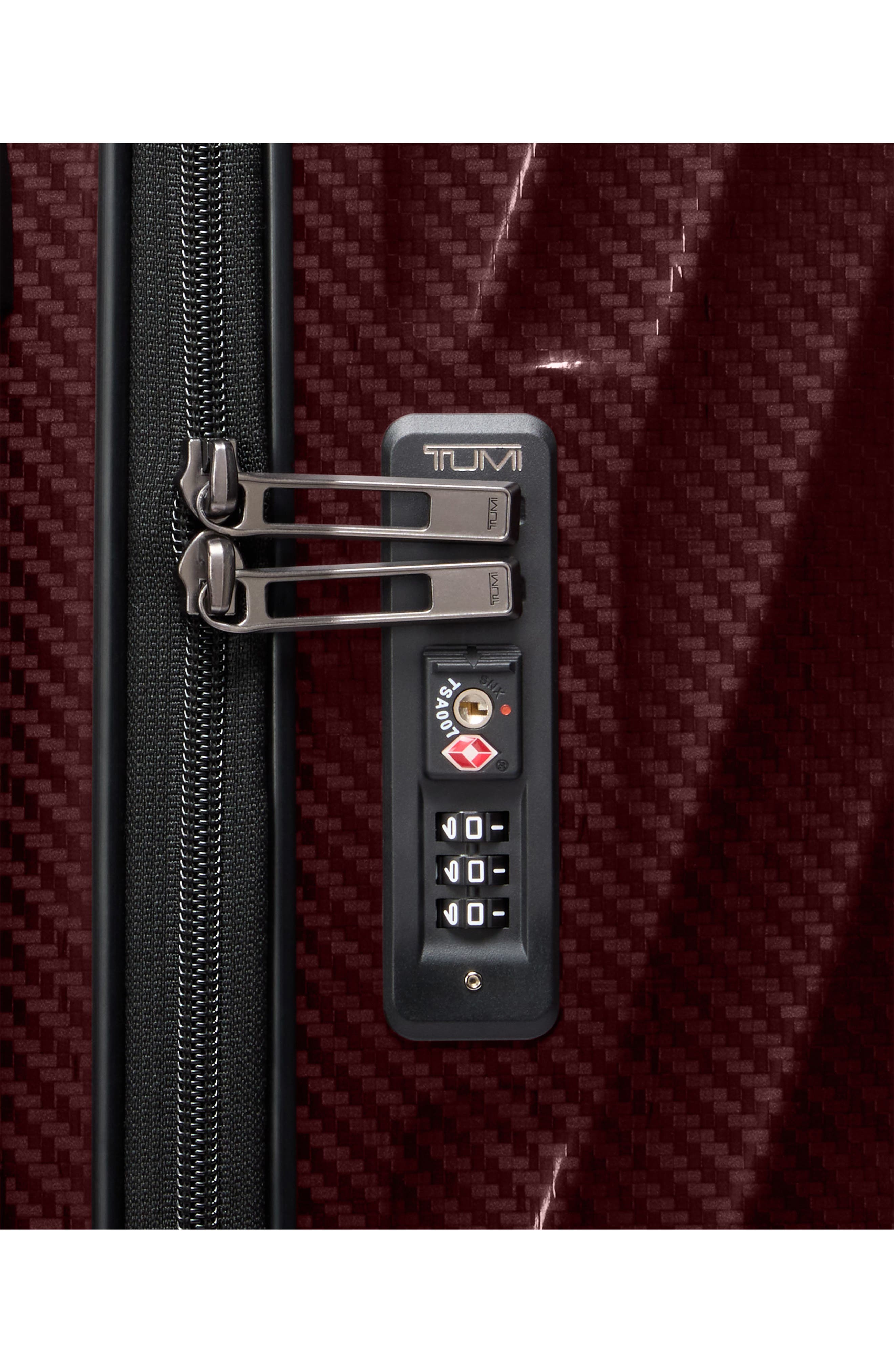TUMI 30-Inch 19 Degree Extended Trip Expandable 4-Wheel Packing Case, Alternate, color, Wine