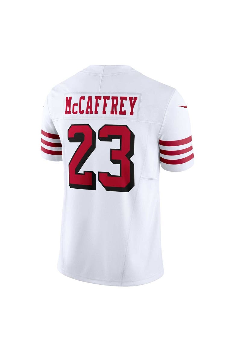Men's Nike Christian McCaffrey White San Francisco 49ers Vapor F.U.S.E. Limited 2nd Alternate Jersey, Alternate, color, White