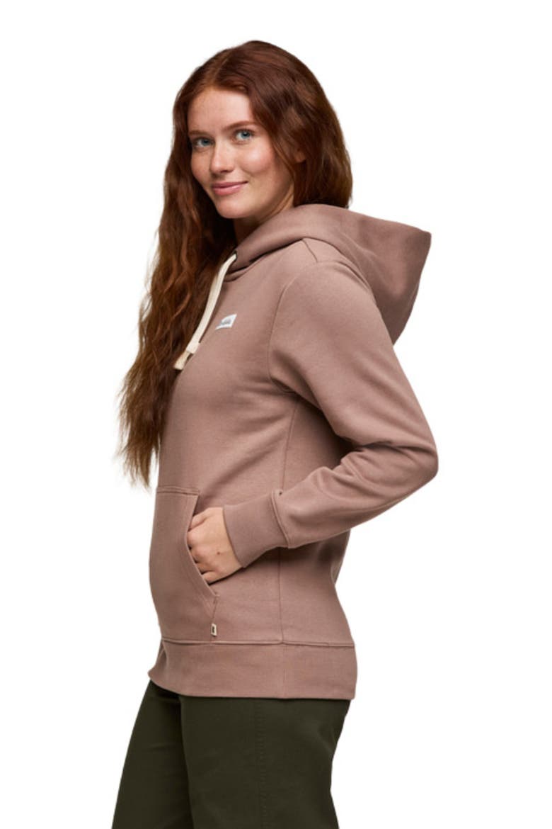 Llama Patch Pullover Hoodie - Women's, Alternate, color, Reishi
