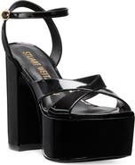 Stuart Weitzman Miami Square High 140 Platform Sandal