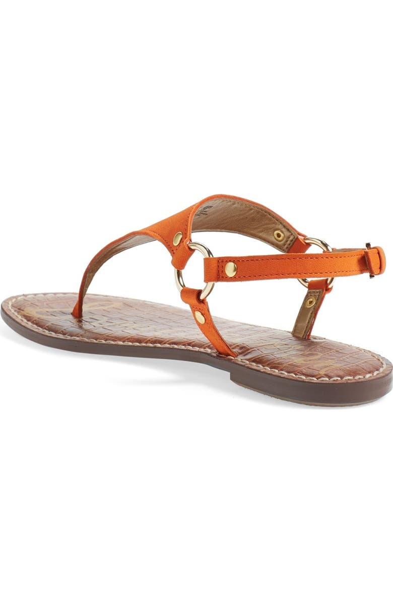 Sam Edelman Greta Sandal, Alternate, color, Tangelo Leather