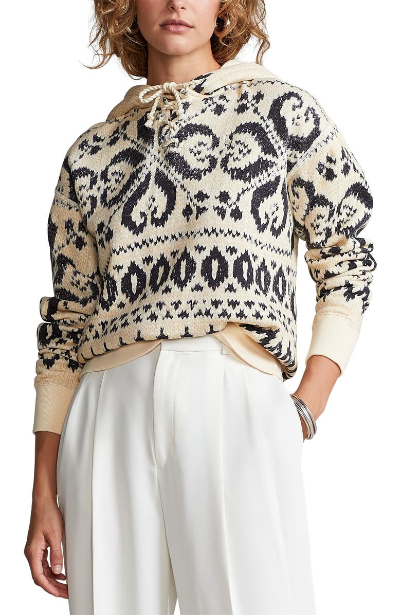 Polo Ralph Lauren Fair Isle Hooded Sweater, Main, color,