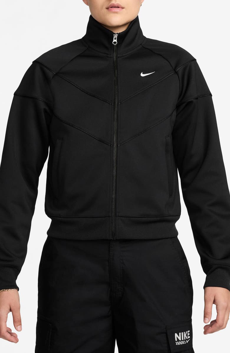 Nike Windrunner Jacket, Main, color, Black/ White