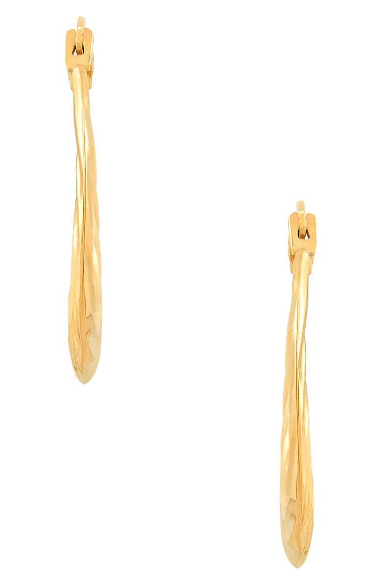 Frankie & Zoe Twisted Hoop Earrings, Alternate, color, Yellow Gold