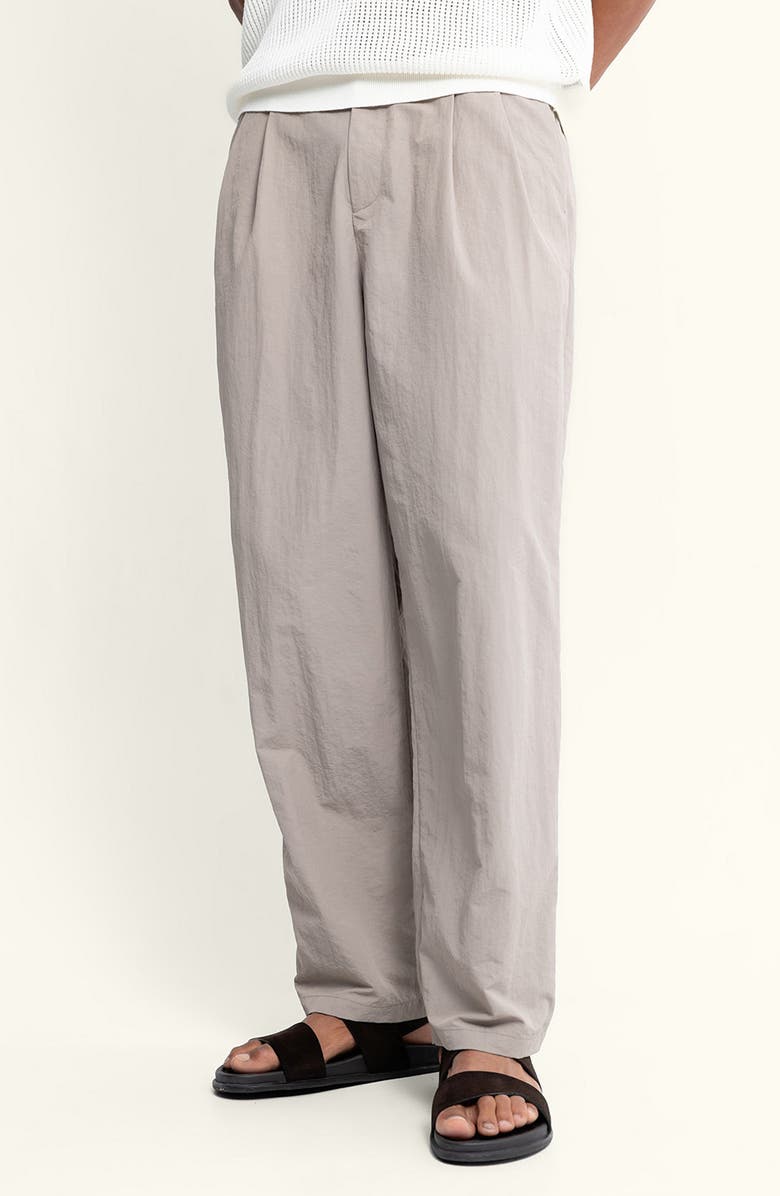 AUTO-REPLY<sup>™</sup> Pleated Nylon Pants, Main, color, Pumice/ Gray