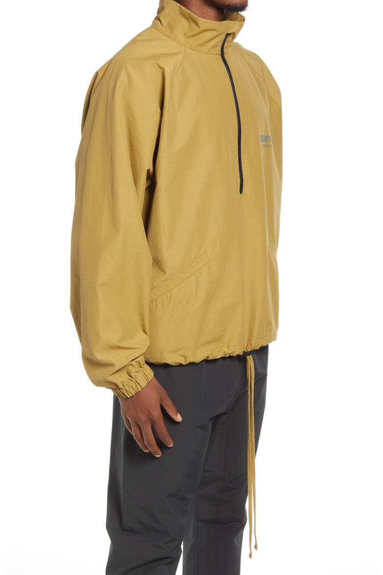 Half Zip Track Jacket, Alternate, color, AMBER