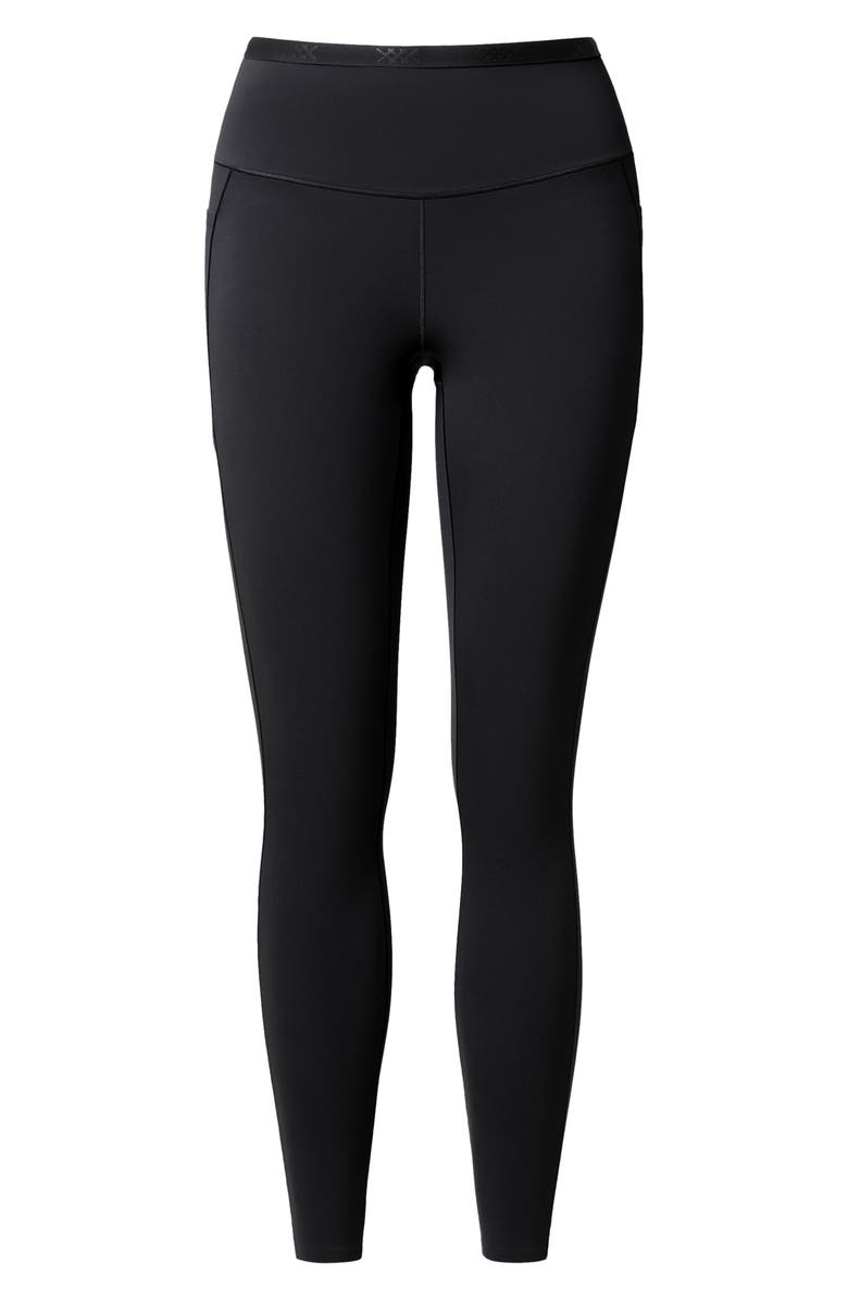 Rhone Banded Hi Form Pocket Ankle Leggings, Alternate, color, Black