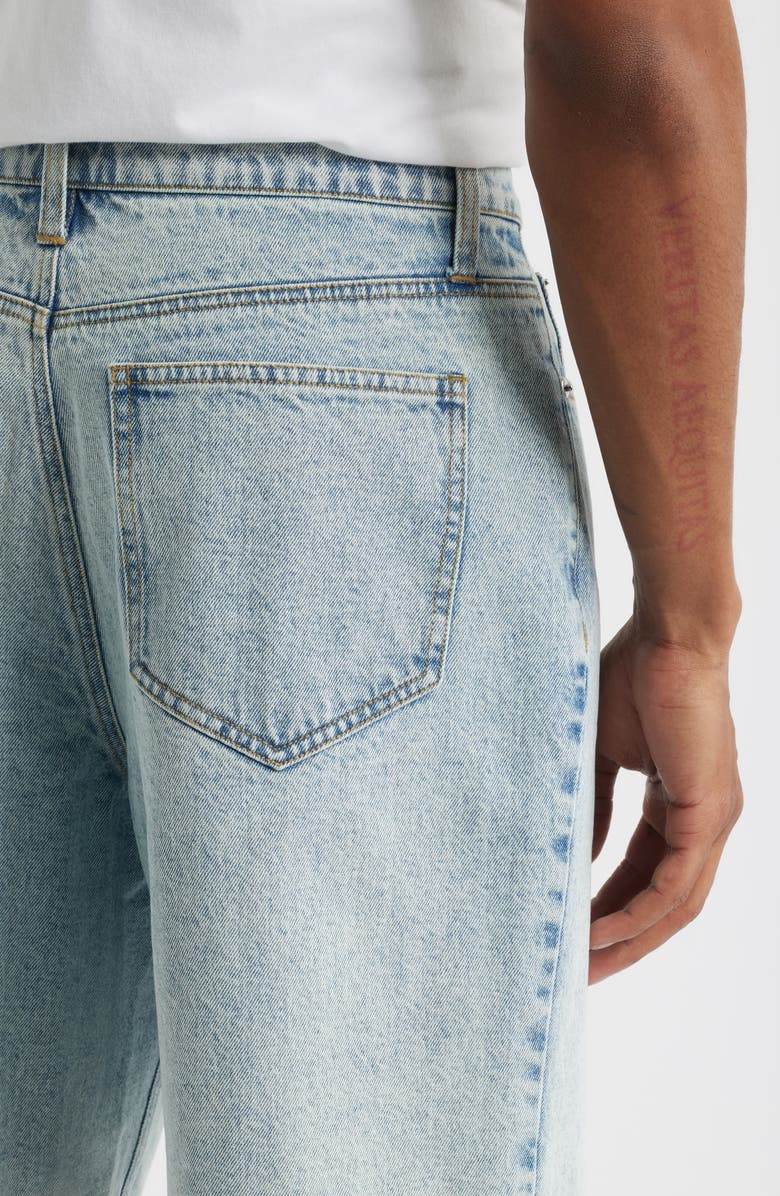 BP. Baggy Denim Shorts, Alternate, color, Indigo Light