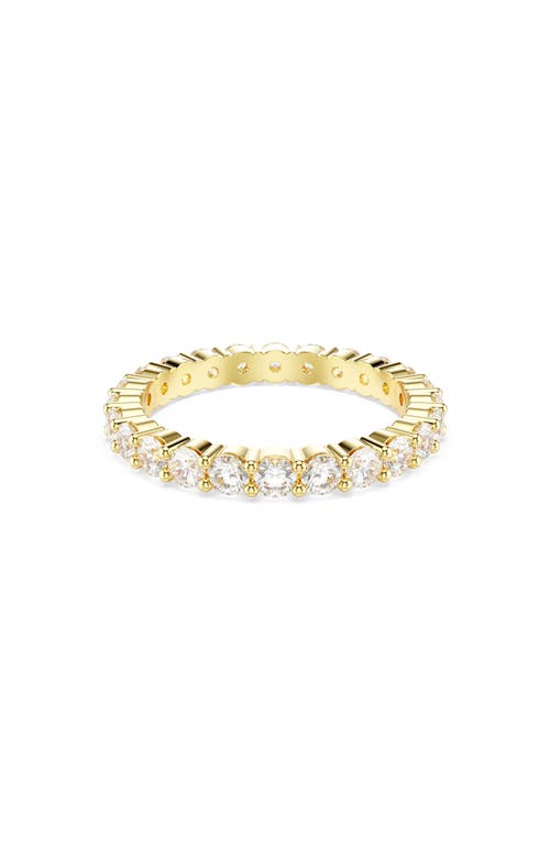 Swarovski Stilla Set Of 2 Crystal Solitaire & Band Rings