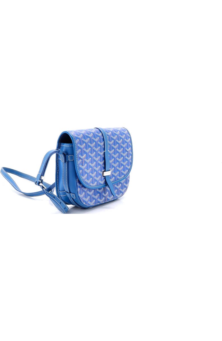 Pre-Owned Goyard Belvedere II Messenger Bag Coated Canvas PM, Alternate, color, Blue