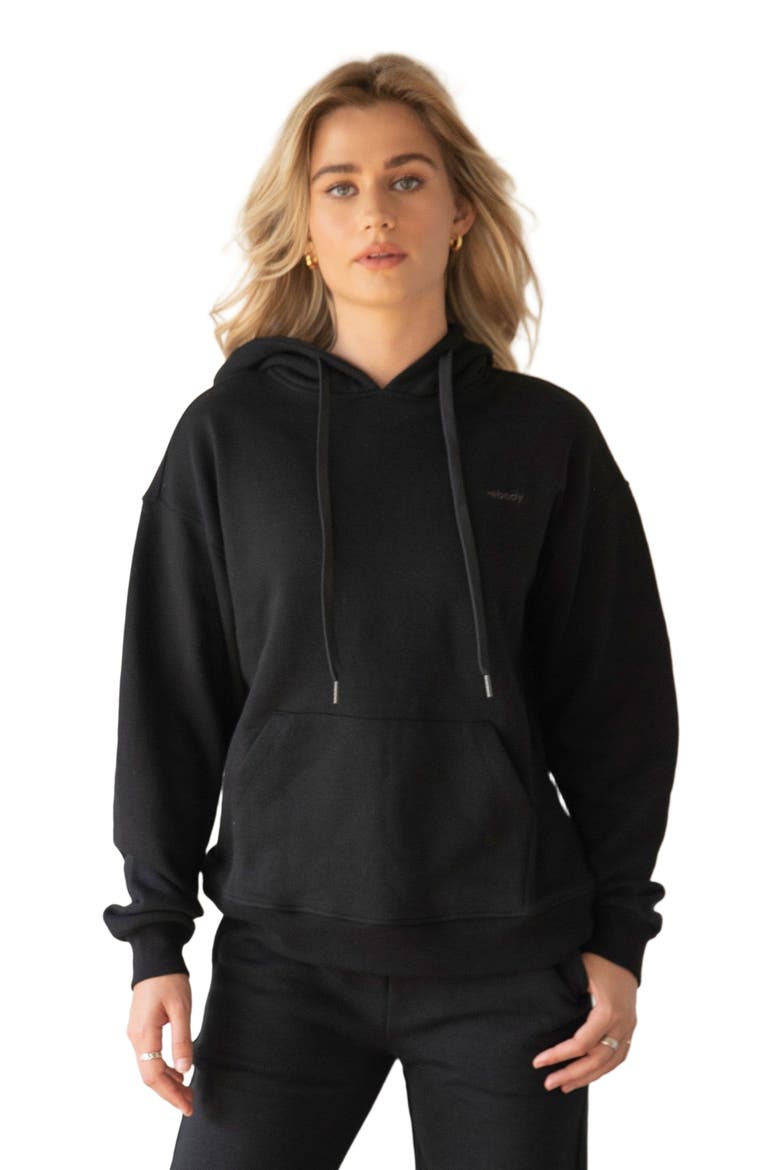 Rebody Lifestyle Hoodie, Alternate, color, Metropolis Black/Slate