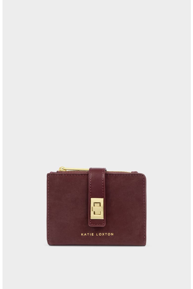 Orin Twist Lock Purse, Main, color, Cherry Suedette/Cherry