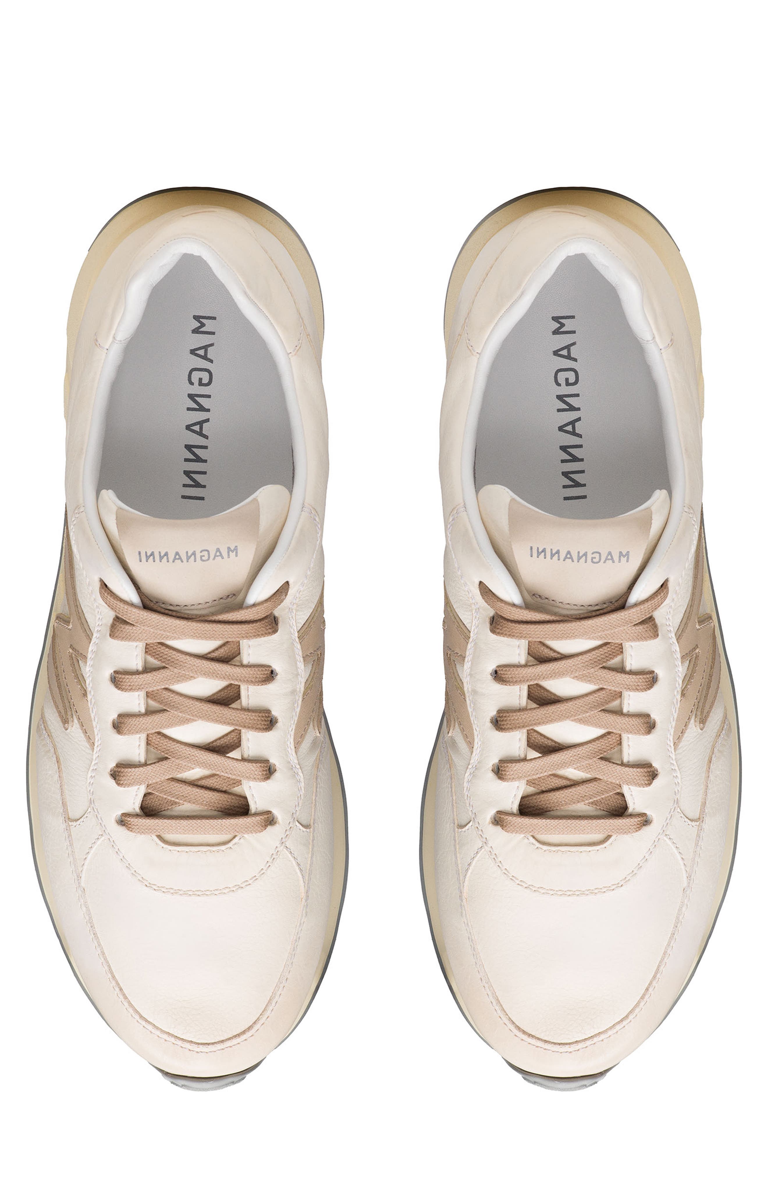 Magnanni Yoki Sneaker, Alternate, color, White