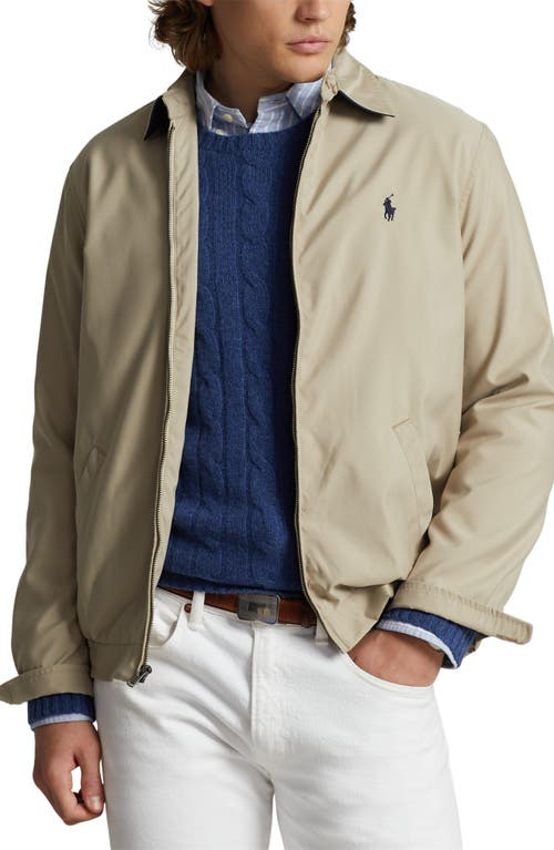 Polo Ralph Lauren Mens Lightweight Windbreaker Regular Big Tall In Khaki Uniform