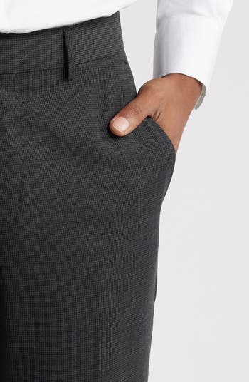 Tenuta Slim Fit Stretch Wool Blend Trousers