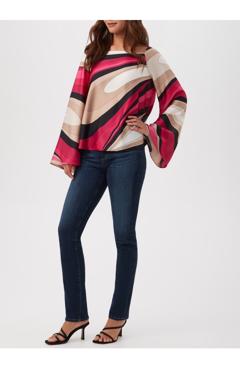 Trina Turk Torie Top, Alternate, color, Fairy Fuchsia Multi