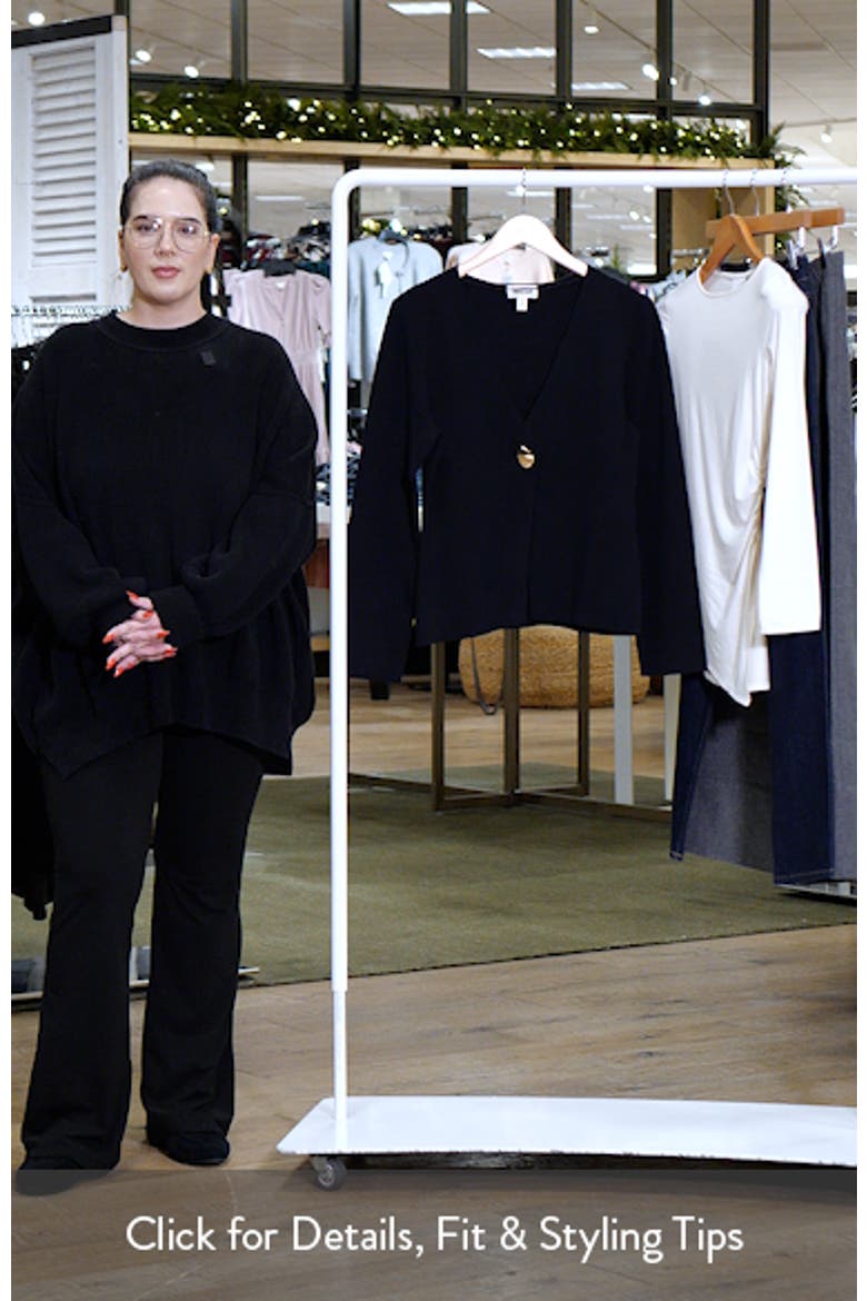 Structured One-Button Cardigan video