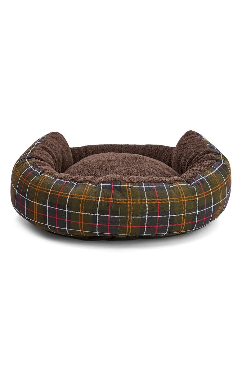 Barbour Tartan Snuggle 30" Dog Bed, Alternate, color, Classic Tartan