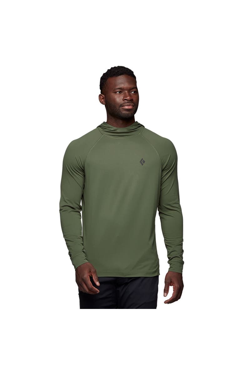 Black Diamond Alpenglow Hooded Shirt - Men's, Main, color, Tundra