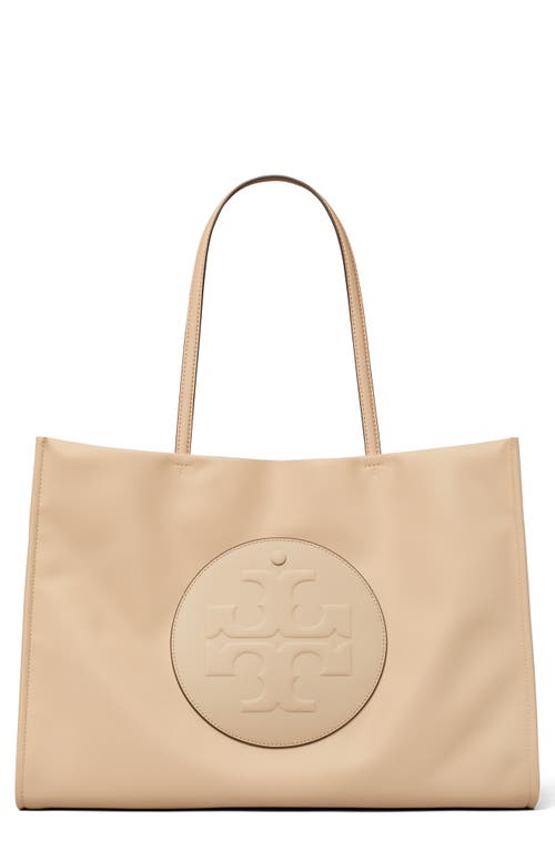 Tory Burch Ella Logo Recycled Nylon Tote Bag In Pink