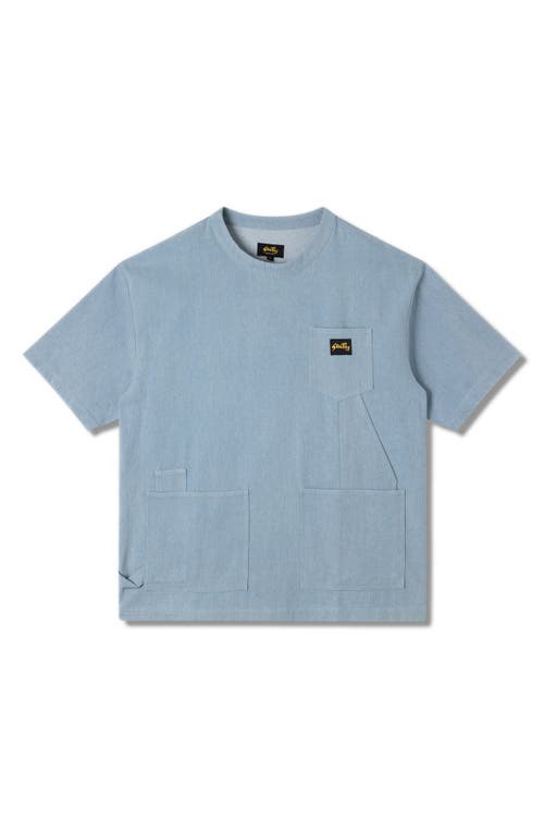 Stan Ray Utility Painter's Woven T-shirt In Single Stone