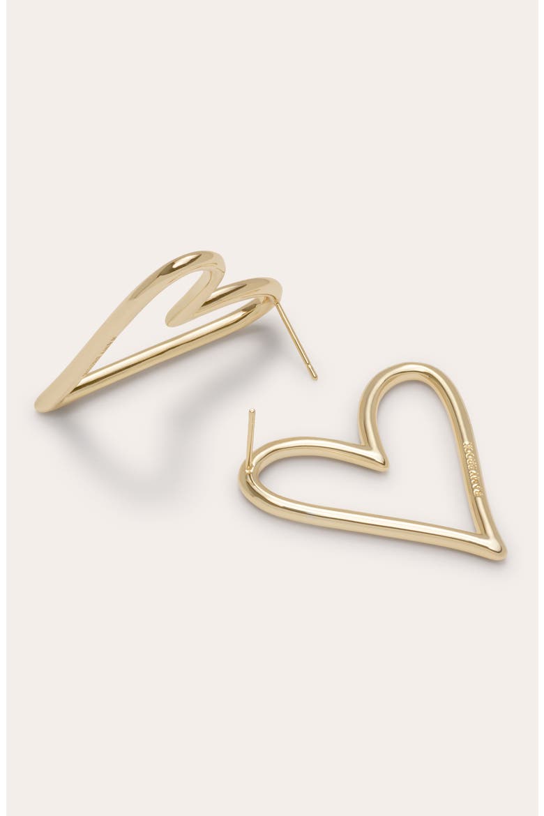 Love Small Stud Earrings, Alternate, color, GOLD