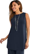Jessica London Stretch Knit Tunic Tank
