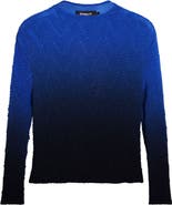 Desigual Ombré Texture Knit Top