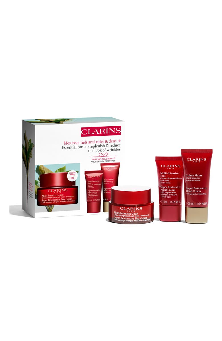Clarins Super Restorative Anti-Aging Skin Care Starter Set (Limited Edition) $192 Value, Main, color, 