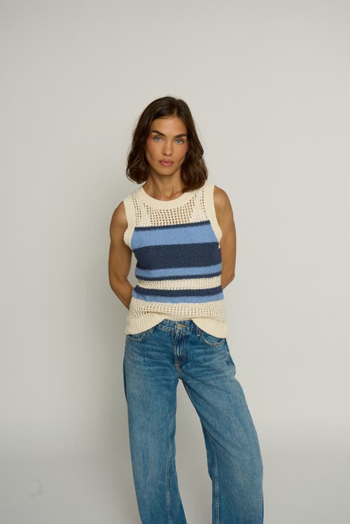 Central Park West Textustripe Tank