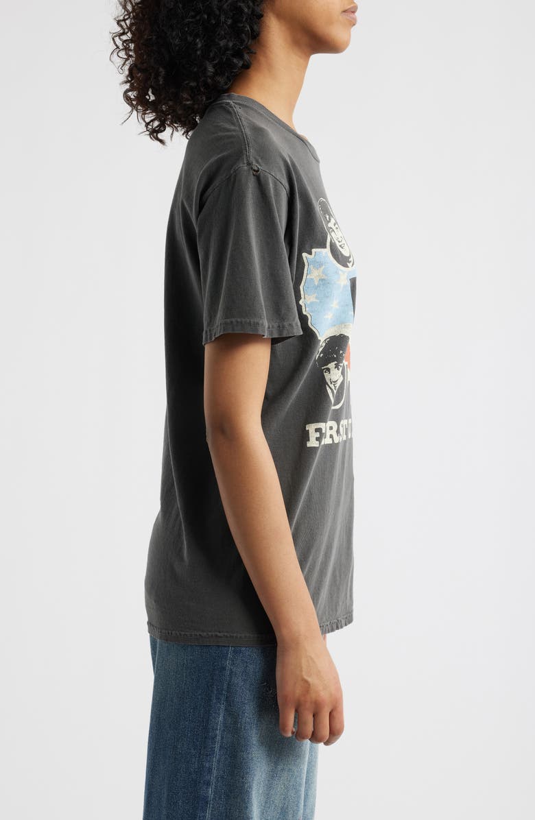 Junk Food Beatles First US Tour Cotton Graphic T-Shirt, Alternate, color, Vintage Black