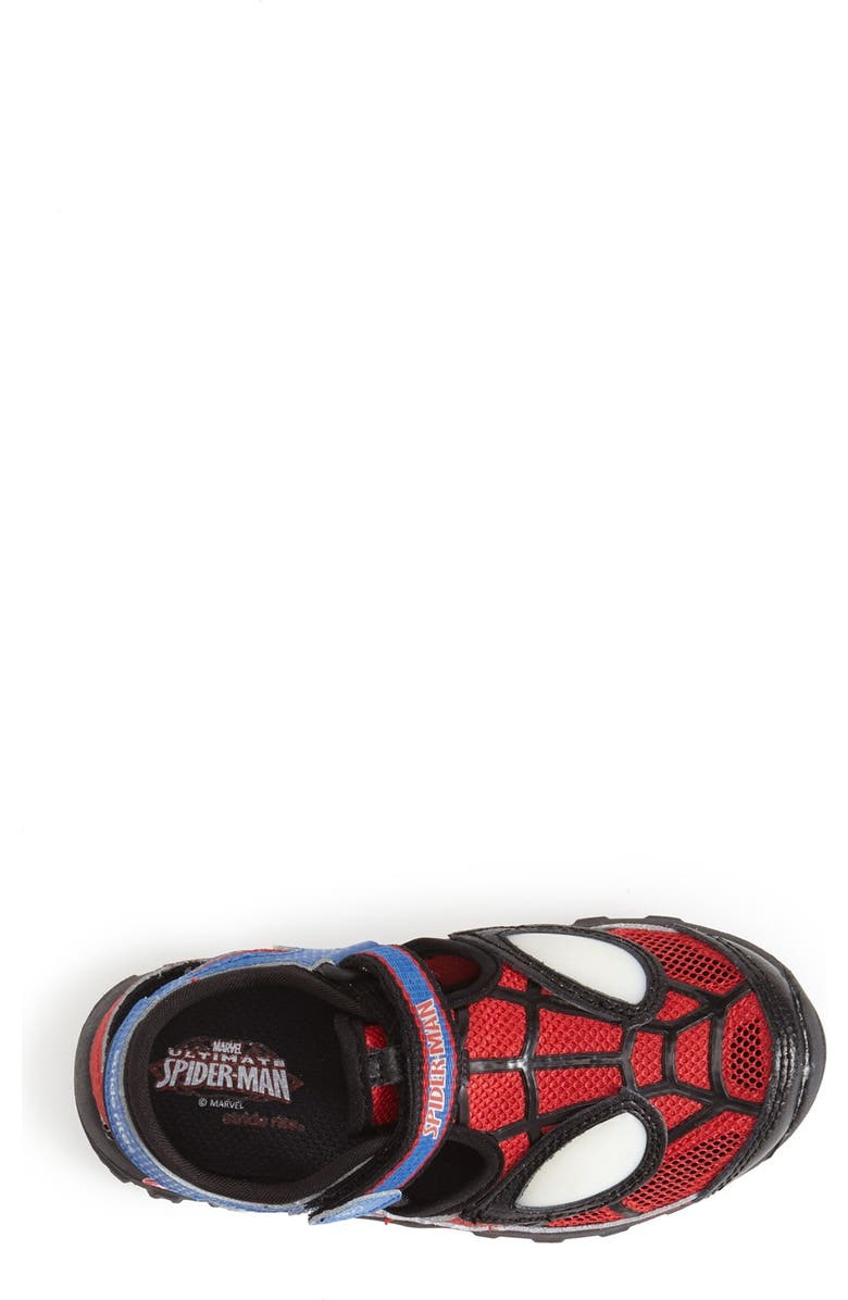 Stride Rite 'Spider-Man - Webbed Wonder' Light-Up Sneaker, Alternate, color,