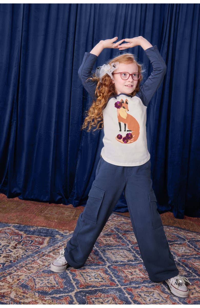 Tea Collection Wide Leg Cargo Pants, Alternate, color, 