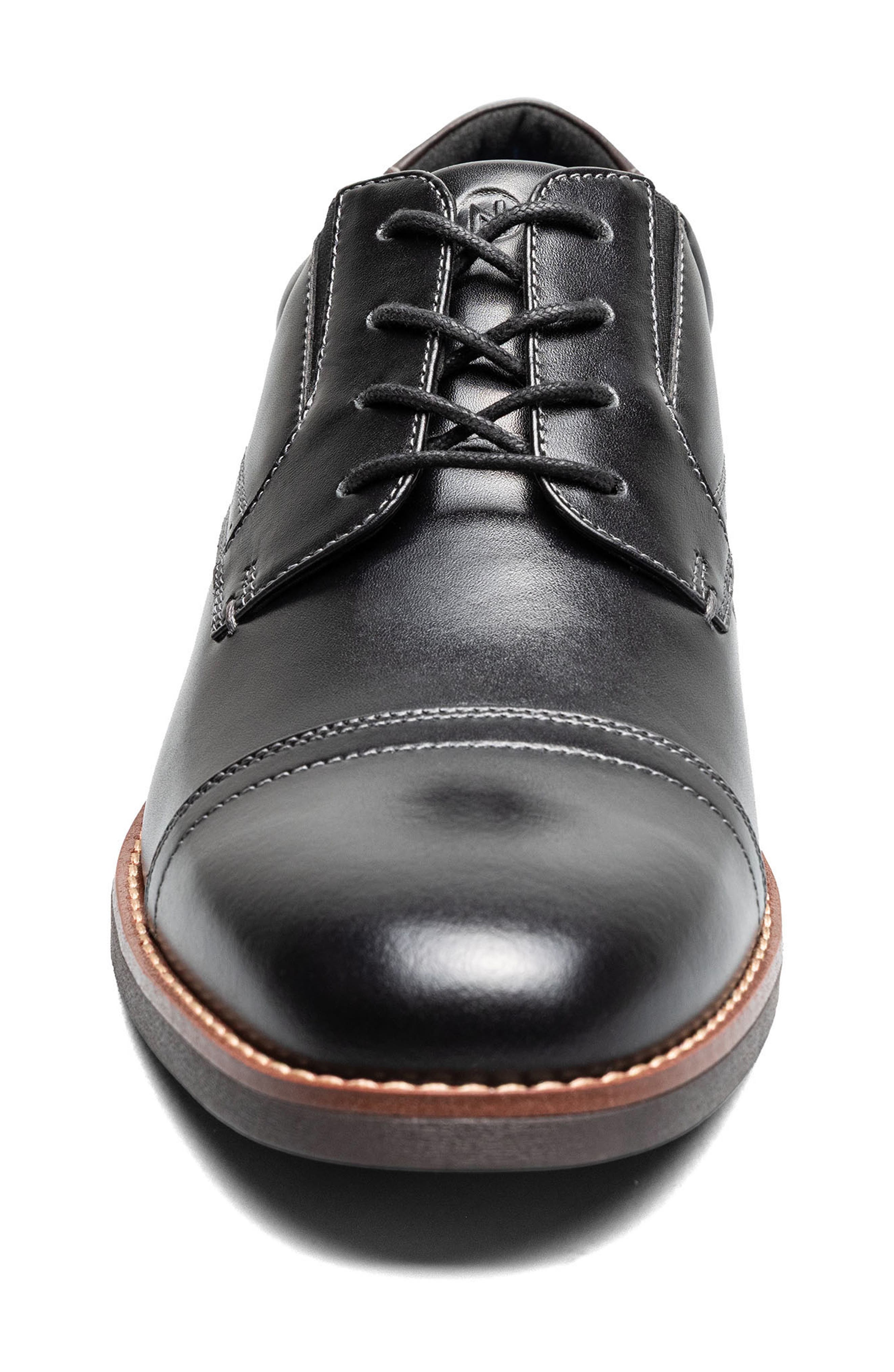 Fitz Flex Cap Toe Oxford, Alternate, color, BLACK