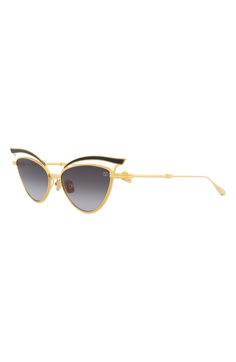 Valentino 55mm Cat Eye Sunglasses, Alternate, color, 