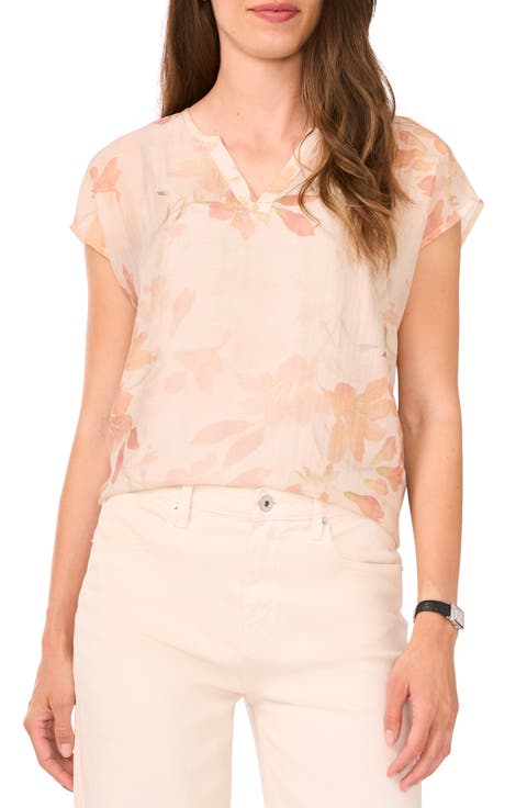 Floral Popover Top