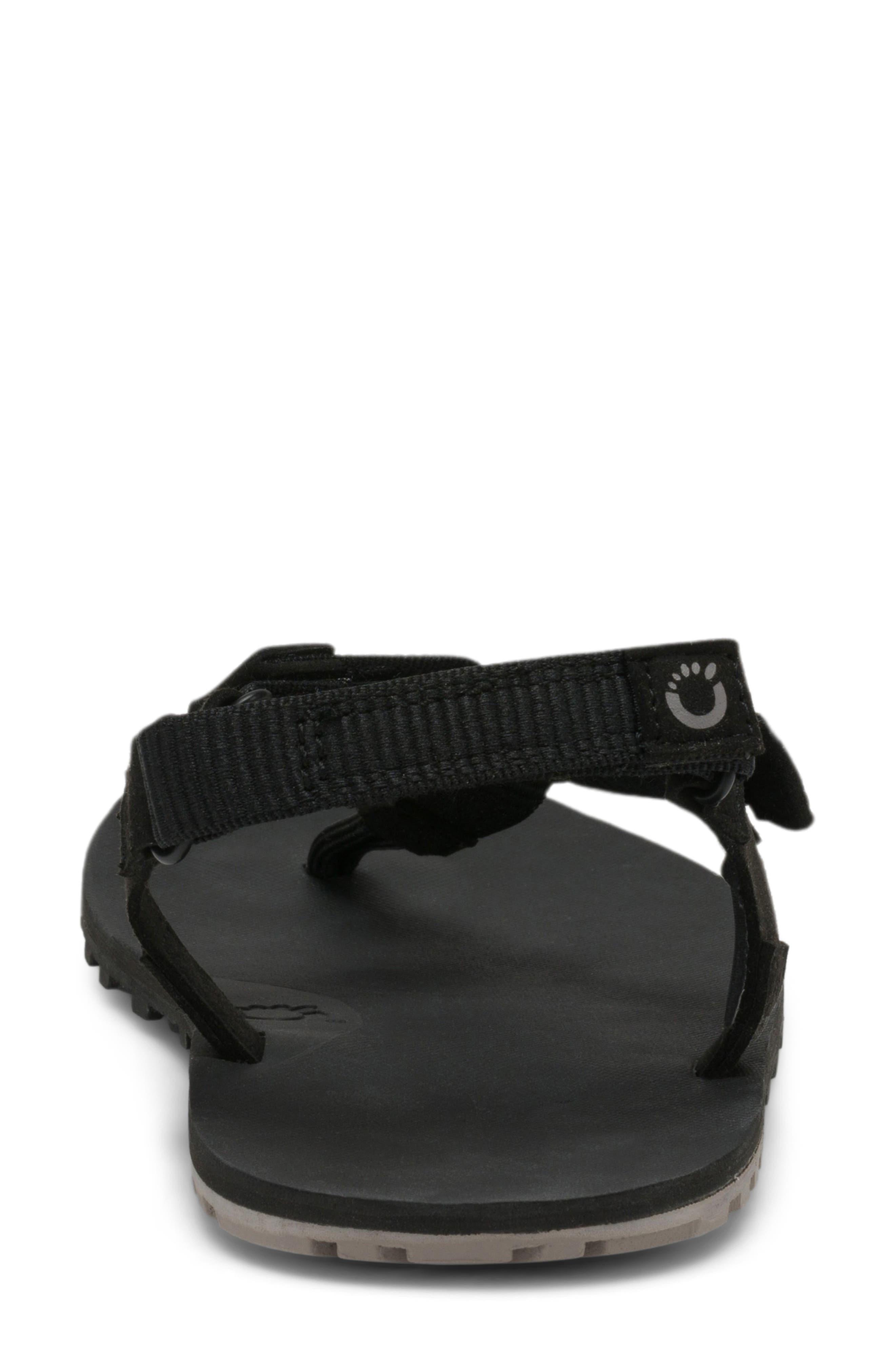 XERO SHOES H-Trail Barefoot Huarache Running Sandal, Alternate, color, Black