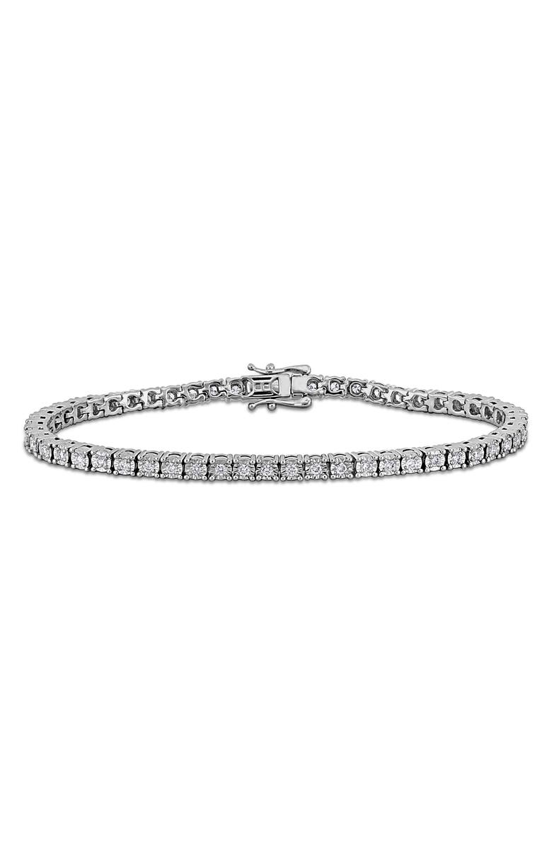 Created Forever Lab Grown Diamond Tennis Bracelet - 0.95ct., Main, color, 